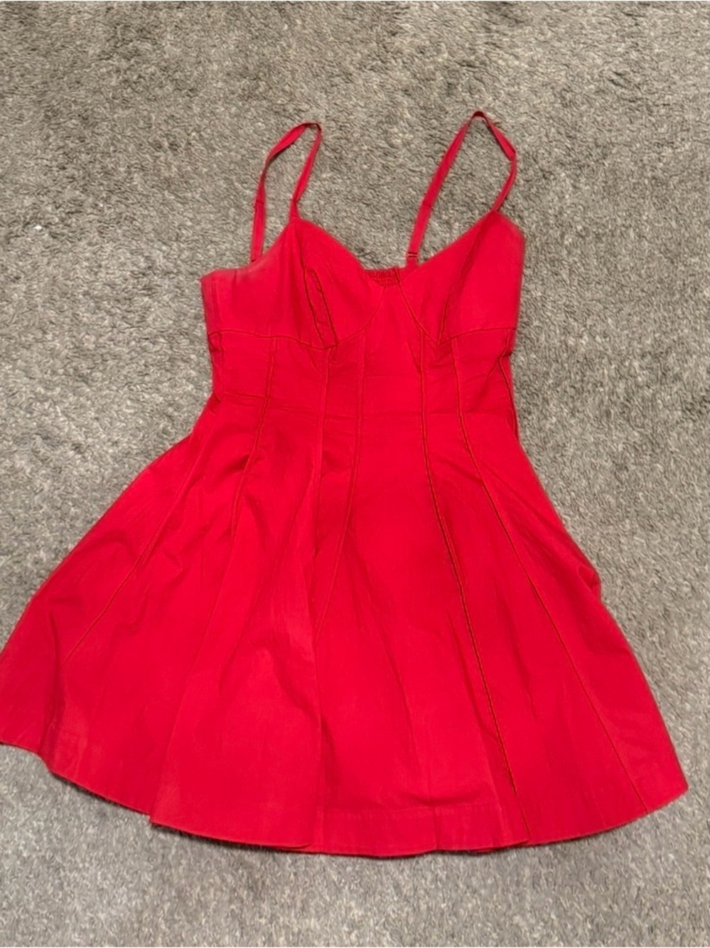 Anthropologie Mare Mare Cotton V-Neck Corset Mini Dress - Picture 6 of 6